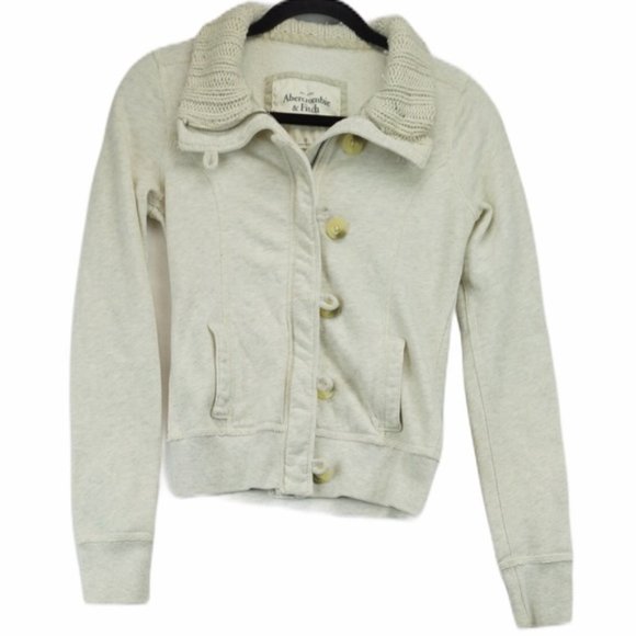 ✨Abercrombie & Fitch Zip Sweater Jacket - Picture 1 of 4